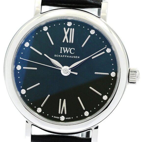 IWC Portofino Automatic 34 IW357405 12P diamond Moss Green Dial Ladies_877871 - Picture 1 of 7